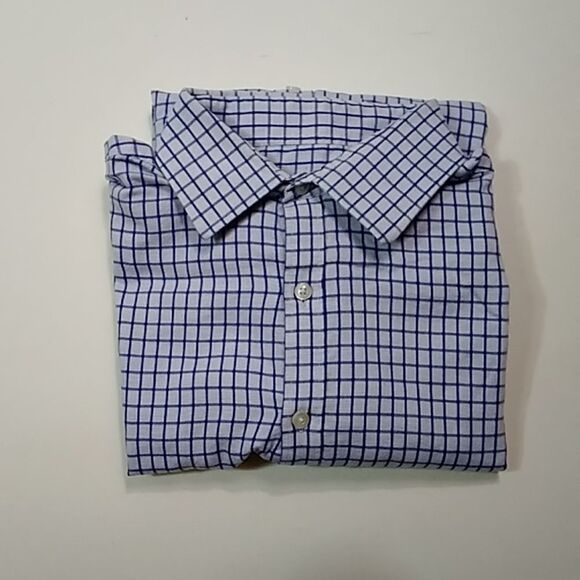 Michael Michael Kors Striped No Label Men's Shirt Size 16.5 34/35 - Picture 1 of 14